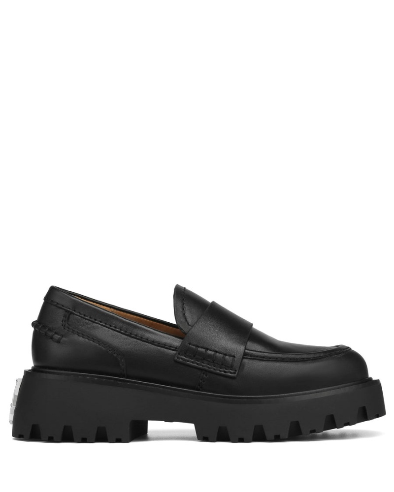 Dámské Loafers Naked Wolfe Flawless Læder Černé | EEX9851PJ