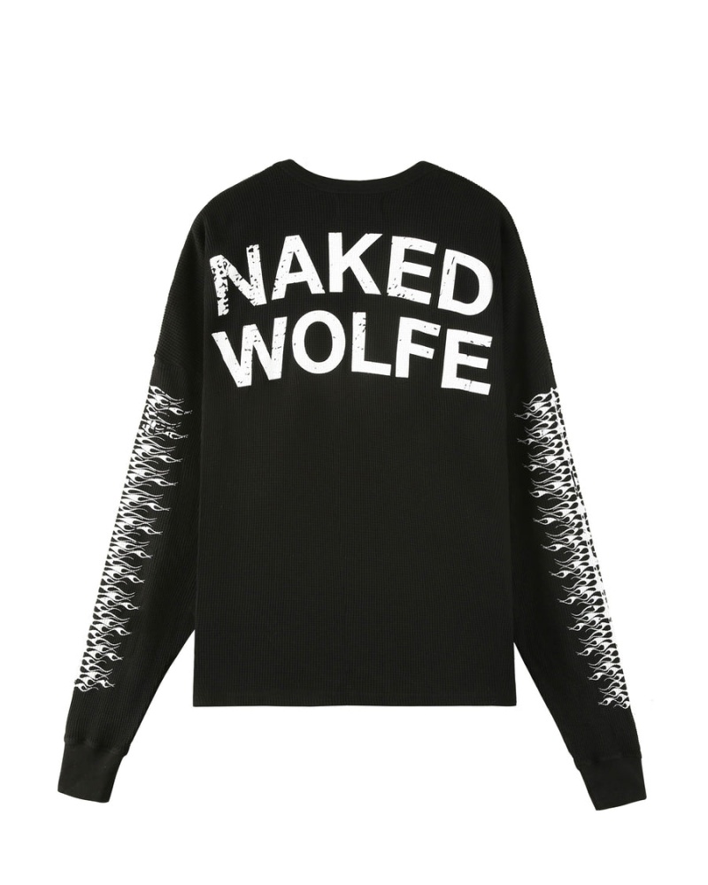 Pánské Mikiny Naked Wolfe Thermal Černé | KLJ128IM